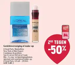 Delhaize Gezichtsverzorging of Make-Up aanbieding