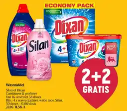 Delhaize Wasmiddel Silan of Dixan aanbieding