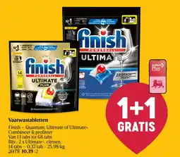 Delhaize Vaatwastabletten Finish aanbieding