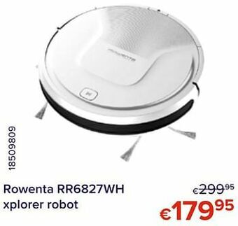 Euroshop Rowenta rr6827wh xplorer robot aanbieding