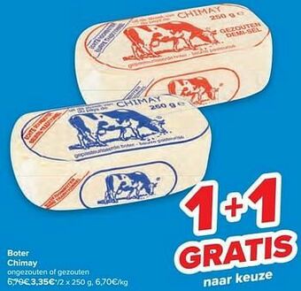 Carrefour Boter chimay aanbieding