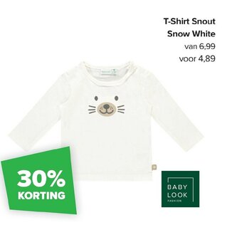 Baby-Dump T-Shirt Snout Snow White aanbieding