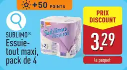 ALDI Sublimo essuietout maxi aanbieding