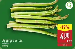 ALDI Asperges vertes aanbieding