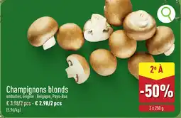 ALDI Champignons blonds aanbieding