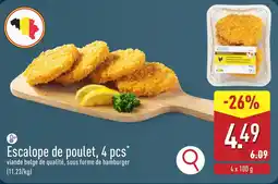 ALDI Escalope de poulet aanbieding