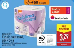 ALDI Sublimo essuie-tout maxi aanbieding