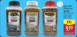ALDI Portland poivre en grains aanbieding