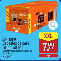 ALDI Barissimo Capsules de café lungo aanbieding
