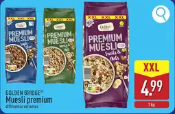 ALDI Golden bridge muesli premium aanbieding