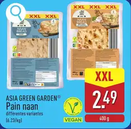 ALDI Asia green garden pain naan aanbieding