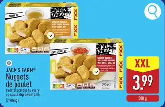 ALDI Jack's farm nuggets de poulet aanbieding