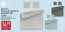 ALDI Novitesse housse de couette en microfibre xxl aanbieding