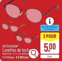 ALDI UP2FASHION Lunettes de lectu aanbieding