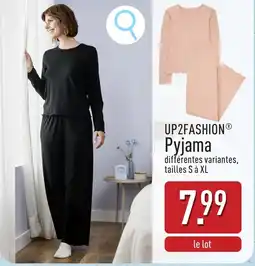 ALDI UP2FASHION Pyjama aanbieding
