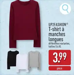 ALDI UP2FASHION T-shirt à manches longues aanbieding