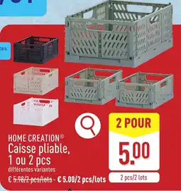 ALDI Home creation caisse pliable aanbieding