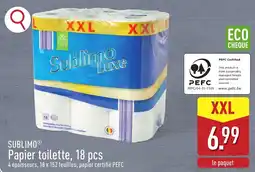 ALDI Sublimo papier toilette aanbieding