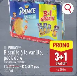 ALDI Lu prince biscuits à la vanille aanbieding