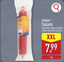ALDI Panda salami aanbieding