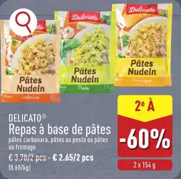 ALDI Delicato repas à base de pâtes aanbieding