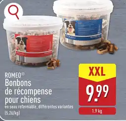 ALDI Romeo bonbons de récompense pour chiens aanbieding