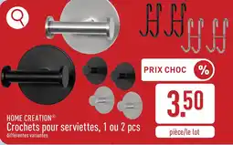 ALDI Home Creation Crochets pour Serviettes aanbieding