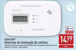 ALDI Workzone Détecteur de monoxyde de carbone aanbieding