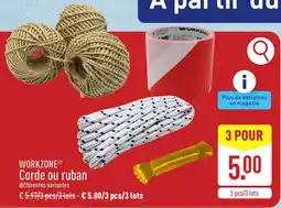 ALDI Workzone Corde ou Ruban aanbieding