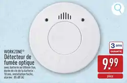 ALDI Workzone Détecteur de fumée optique aanbieding