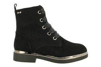 Berca Shoes Nathan-Baume Bottine Dames Extra Veters - Zwart aanbieding