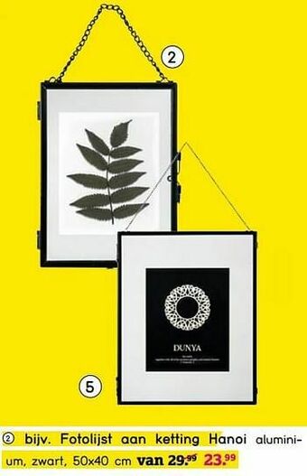 Leen Bakker Fotolijst aan ketting hanoi aanbieding