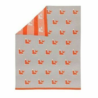 Leen Bakker Art for Kids kinderdeken Vos - 80x100 cm - Leen Bakker aanbieding