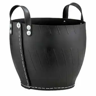 Leen Bakker Mand Gijs - zwart - 35xØ40 cm - Leen Bakker aanbieding