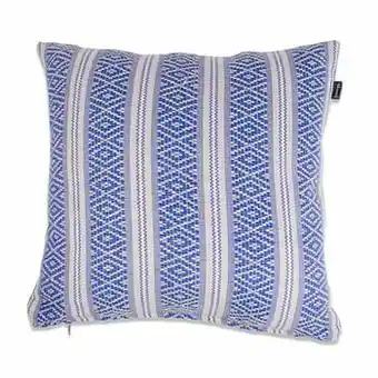 Leen Bakker Sierkussen Rover - blauw - 50x50 cm - Leen Bakker aanbieding