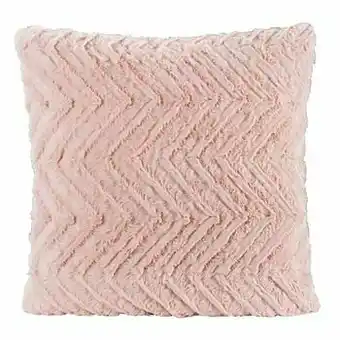 Leen Bakker Sierkussen Monica - roze - 45x45 cm - Leen Bakker aanbieding