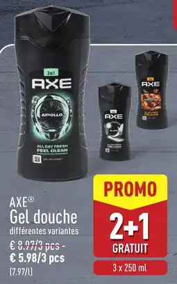 ALDI Axe gel douche aanbieding