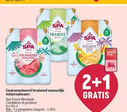 Delhaize Gearomatiseerd bruisend natuurlijk mineraalwater aanbieding