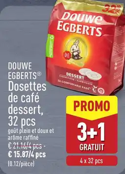 ALDI Douwe Egberts Dosettes de café desseDOUWE EGBERTS aanbieding