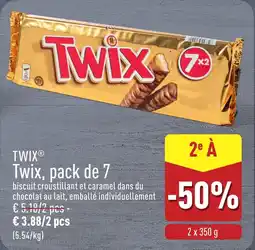 ALDI Twix, pack de 7 aanbieding