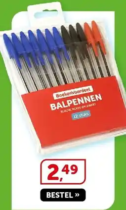 Boekenvoordeel BoekenVoordeel Balpennen aanbieding
