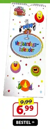 Boekenvoordeel Verjaardagskalender aanbieding