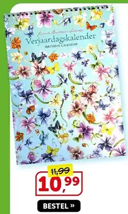 Boekenvoordeel Verjaardagskalender Birthday Calendar aanbieding