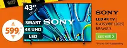 Expert Sony LED 4K TV aanbieding