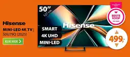 Expert Hisense Mini LED 4K TV aanbieding