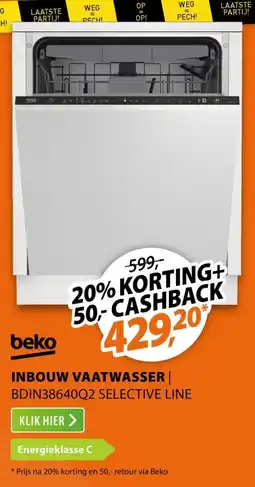 Expert Beko Inbouw Vaatwasser aanbieding