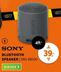 Expert Sony Bluetooth Speaker SRS-XB100 aanbieding
