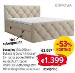 BE-Okay Esposa Boxspring aanbieding