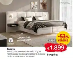 BE-Okay Esposa Boxspring aanbieding