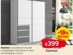 BE-Okay Kleerkast aanbieding